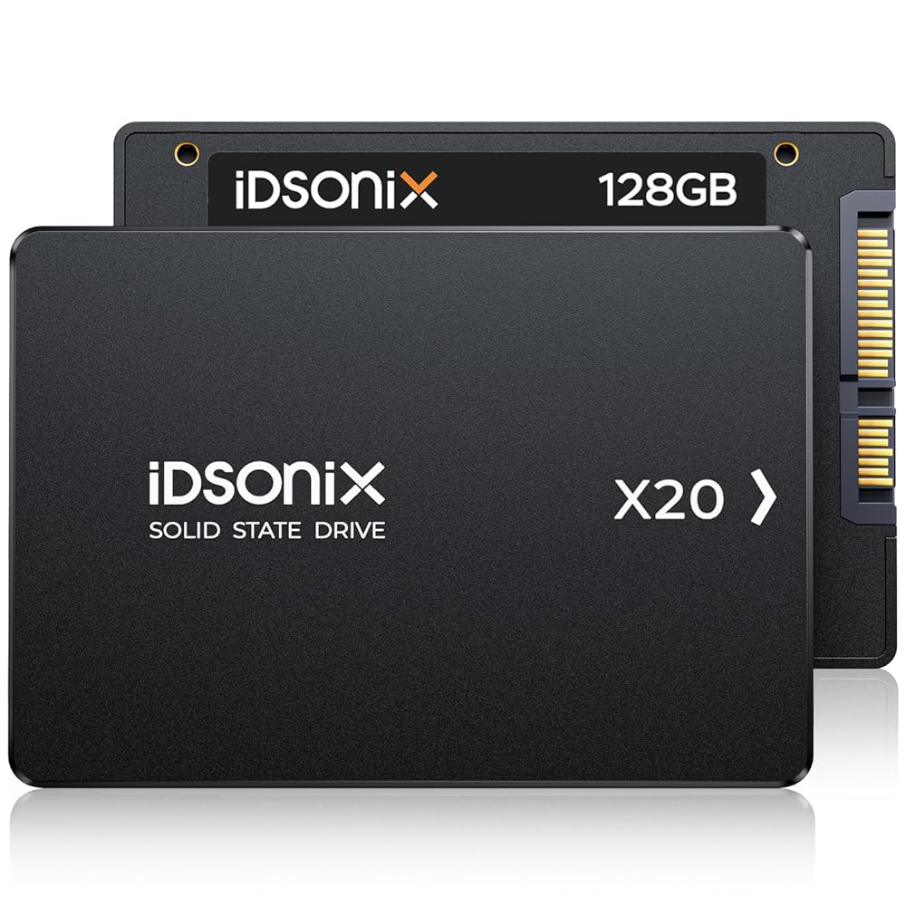 iDsonix 2.5'' SATA Internal SSD, SATA III 6GB/s Solid State Drive, with 3D NADA Flash & Power Management, for Laptop and PC Desktop Increase Performance, X20